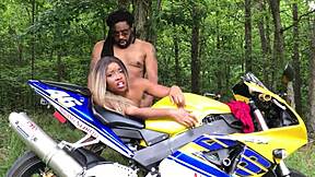 don whoe bends nina rivera over on his motorcycle and takes her for the ride of her life don and nina