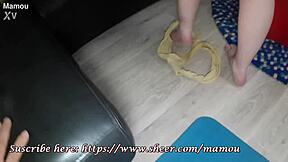 Mamou Avec Angel: Chubby Neighbor Strips, Shows Huge Tits, And Gets Wet Pussy Eaten