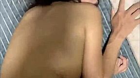 timid latin girl gets fucked in doggystyle and missionary positions