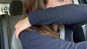 Going Through McDonald's Drive-Thru While Trying Not To Cum