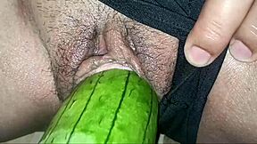 her wet creamy pussy swallows his big fat cock