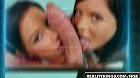 we live together - bree daniels rebecca linares celeste star - lesbian threesome - reality kings