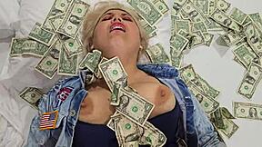 blonde screams 'punish my pussy and ass for millions!'