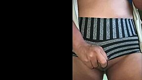 wife performs striptease and rips clothes