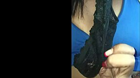 wife performs striptease and rips clothes