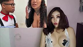 Horny Latina Teacher Seduces Favorite Student with Big Tits POV