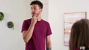 sweet teen gets creampie from stepdad