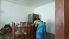 sinful maid spreads her pretty pussy open