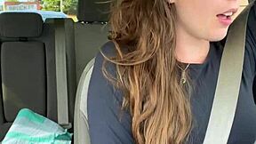 Going Through McDonald's Drive-Thru While Trying Not To Cum