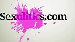 Busty asian and blonde amateurs pose in a lesbian photoshoot session