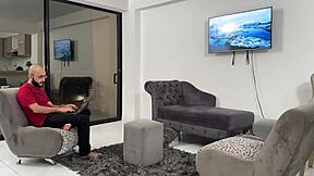 Tempting my roommate with my great ass in the dorm - soldierhughcock and linda clauss