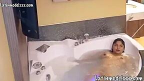 the hotwife masturbates her nice pussy and ass for you, a thrilling voyeur treat