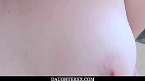 Sage Andrews Gets Fiercely Creampied by Stepdad