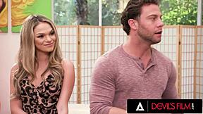 Gorgeous Babe Athena Faris Gets Fucked Hard In A Hot Swinger Swap