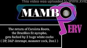 the return of caroleta roots, brazilian fit woman in a performance