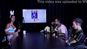 Tifany Rocha Enjoys 69 with Anal Plug in Swing Cast