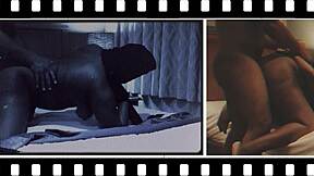 Thick black girlfriend enjoys blowjob before doggystyle session