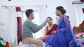 desi indian husband teaches you how to satisfy two desi wives at the same time full threesome movie