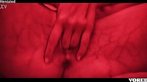 Girl unleashes intense lesbian passion on roommate with unbirth vore!