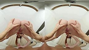 Horny Redhead Lover Rides Hard in Czech VR