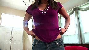 18 teen 18+ girl missy vega gives a pov handjob passionately