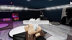 Roblox cat girl gets blacked by big cock 😺💦