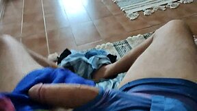 Husband Plays With Panties, Jerks Off Before Job!