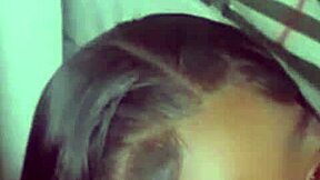 Shy 18+ Stepsister Caught Sucking Big Black Cocks on Knees Again