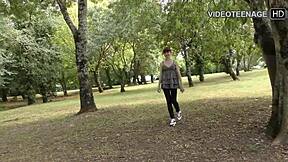 Cute 18-Year-Old Luna Tries Porno Casting For The First Time