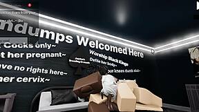 Roblox cat girl gets blacked by big cock 😺💦