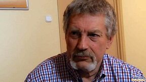 babe enjoys grandpa's company in hardcore scene