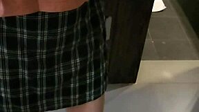 Flirting Ladyboy In Front Of Mirror