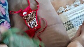 Husband Plays With Panties, Jerks Off Before Job!