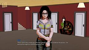 exploring the harem hotel in this adventure game