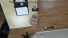 I watch Mandy Mynxx choking on cock in this hardcore scene.