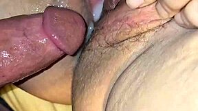 Creampie for Hot Pregnant Milf with Hard Nipples. Intense Session.