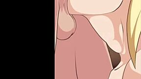 tsunade swallows cum in facial blowjob