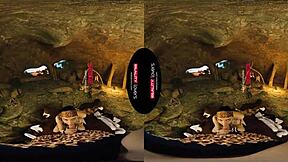 Cave Exploration in 10,000 BC