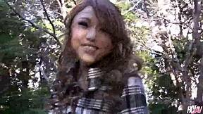 Hey, Asian Rino Mizusawa Enjoys Toy Stimulation Before Taking Dick