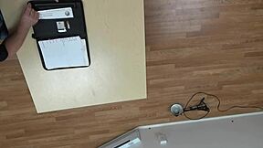 I watch Mandy Mynxx choking on cock in this hardcore scene.