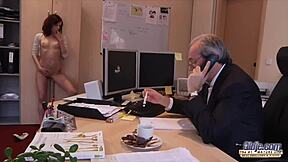 young secretary rides her boss cock in his office spreads her legs and lets him fuck her pussy then she sucks him off with the perfect blowjob