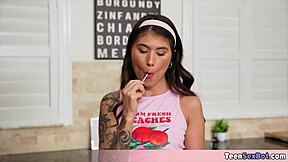 My Stepsis Charlotte Likes Sloppy Wet Blowjobs and I Provide the Cock