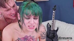 Wacky girl is taken in anal asylum for harsh treatment