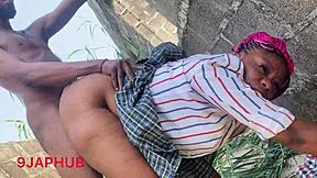 hey, exploring the big ass of a naughty african milf...