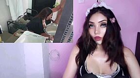 Horny Latina Yini masturbates her big tits before her big ass gets fucked hard in POV!