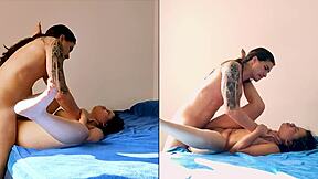 i tease my step uncle with my tight pussy, waiting for his hot cum to fill me up