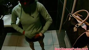 Eurobabe pov fucked on spycam in public