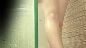 argentina in the shower shaving her tight pussy