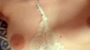 Armpit worship with braces babe in lingerie