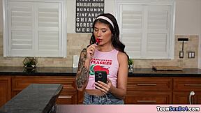 My Stepsis Charlotte Likes Sloppy Wet Blowjobs and I Provide the Cock